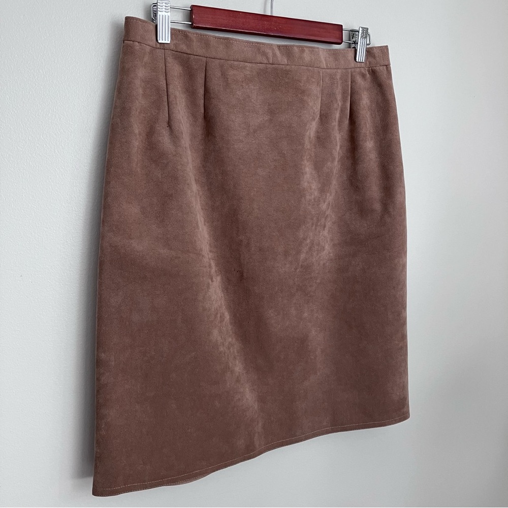 Vintage Faux Suede Handmade Skirt